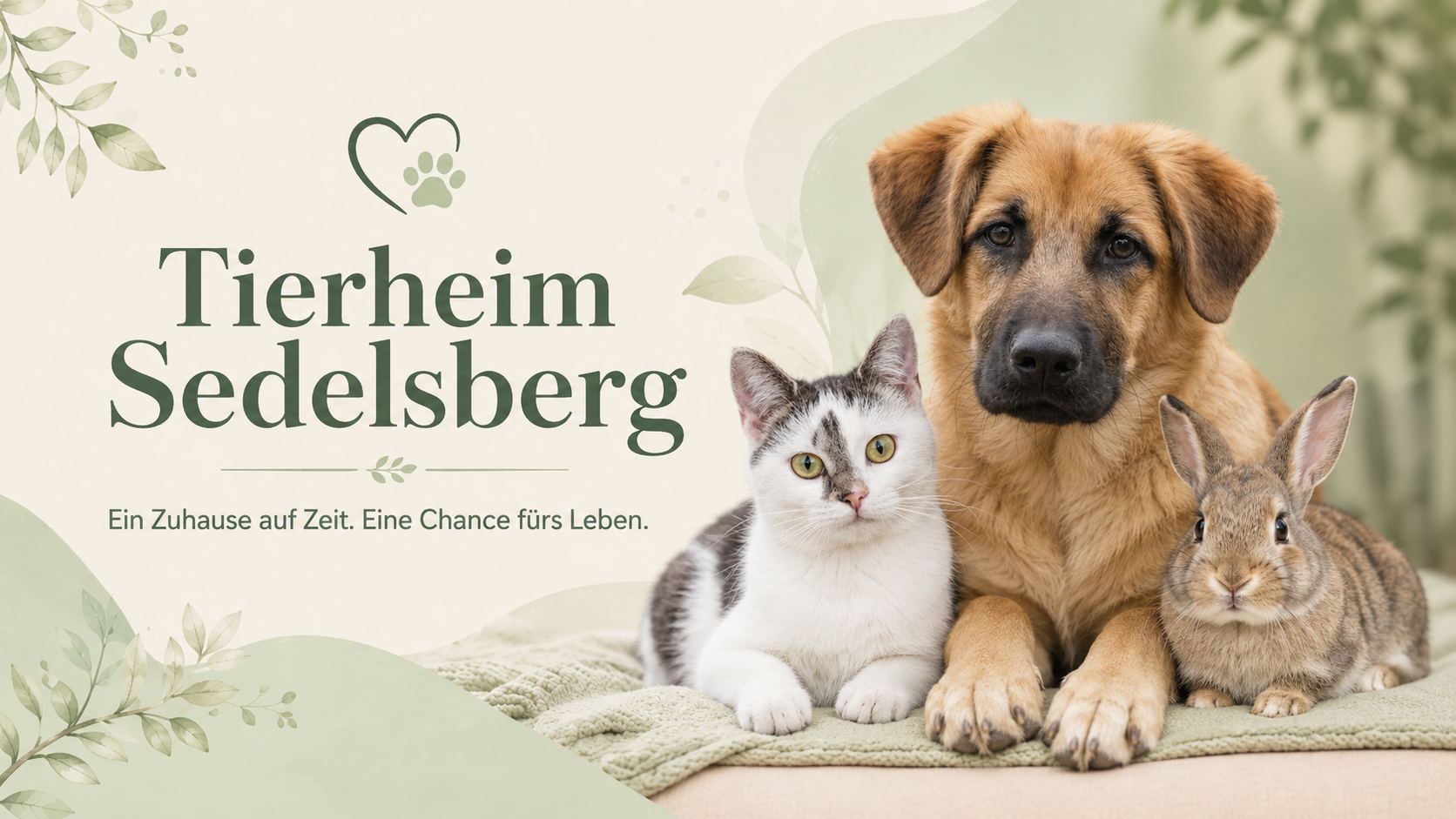 Tierheim Sedelsberg mit Hund, Katze und Kaninchen
